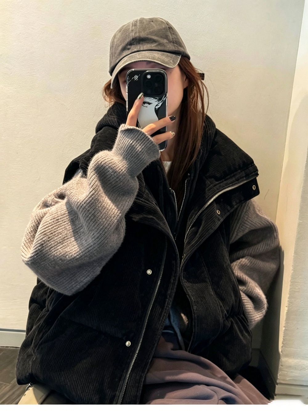 [가을겨울신상] 후드 달린 오버사이즈 패딩 조끼, 루즈핏 캐주얼 보온 베스트 아우터